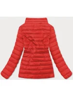 Lehká červená dámská prošívaná bunda model 16279925 - J.STYLE