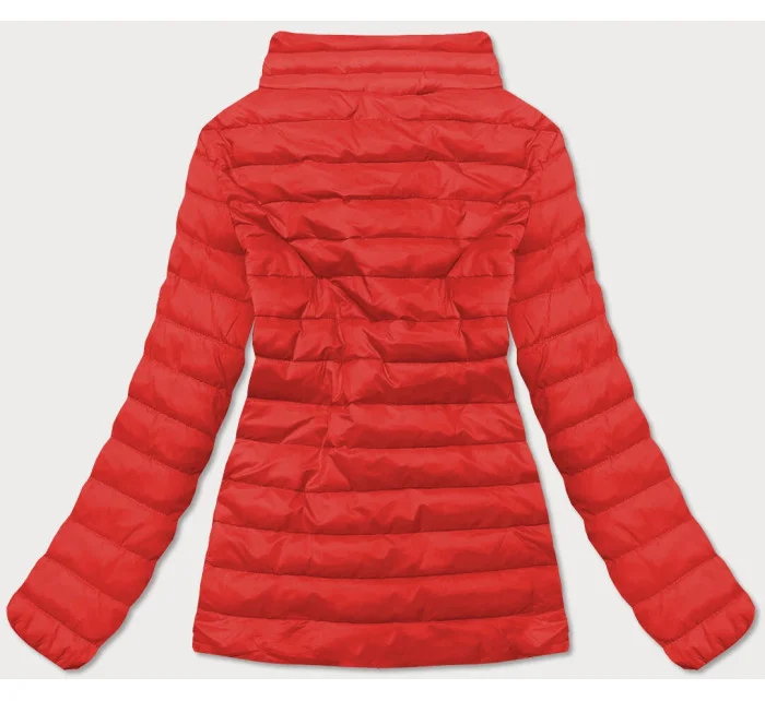 Lehká červená dámská prošívaná bunda model 16279925 - J.STYLE