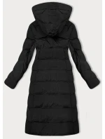 Hrubší černá dámská zimní bunda model 22073721 - J.STYLE Hrubší černá dámská zimní bunda model 22073721 - J.STYLE