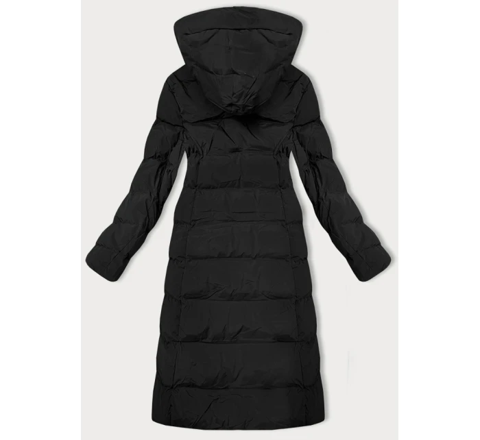 Hrubší černá dámská zimní bunda model 22073721 - J.STYLE Hrubší černá dámská zimní bunda model 22073721 - J.STYLE