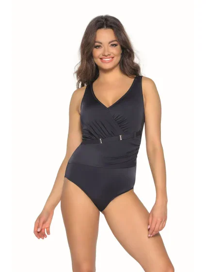 Dámské jednodílné plavky 48 black - AVA Dámské jednodílné plavky 48 black - AVA