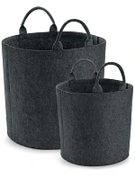 BagBase BG 728 Plstený úložný košík 52.0728 uhlovo-melírovaný BagBase BG 728 Plstený úložný košík 52.0728 uhlovo-melírovaný