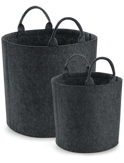 BagBase BG 728 Plstený úložný košík 52.0728 uhlovo-melírovaný BagBase BG 728 Plstený úložný košík 52.0728 uhlovo-melírovaný