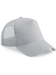 B Dětská 5 panelová kšiltovka Trucker 53. light grey model 22482121 - Beechfield