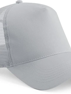 B Dětská 5 panelová kšiltovka Trucker 53. light grey model 22482121 - Beechfield
