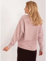 Mikina D10088BC02656A tmavoružová