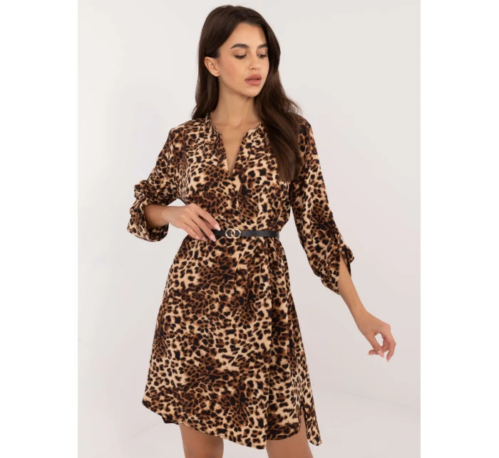 Šaty DHJ SK 5766Z 2.77 čierno-béžové