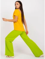 Tričko RV TS model 14816788 tmavě žlutá - FPrice Tričko RV TS model 14816788 tmavě žlutá - FPrice