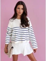 Dámský svetr modrý Dstreet model 21970678 - FashionStreet Dámský svetr modrý Dstreet model 21970678 - FashionStreet