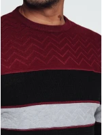 Pánský černý svetr Dstreet model 21982560 - FashionStreet Pánský černý svetr Dstreet model 21982560 - FashionStreet