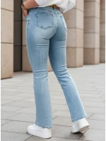 Dámské džínové kalhoty s rovnými nohavicemi a páskem blue Dstreet model 21985625 - FashionStreet Dámské džínové kalhoty s rovnými nohavicemi a páskem blue Dstreet model 21985625 - FashionStreet