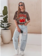 Dámské džínové kalhoty s páskem blue Dstreet model 21988285 - FashionStreet