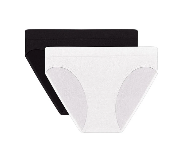 Dámské bezešvé kalhotky 2 ks DIM SEAMLESS MAXI BRIEF 2x - DIM - černá Dámské bezešvé kalhotky 2 ks DIM SEAMLESS MAXI BRIEF 2x - DIM - černá