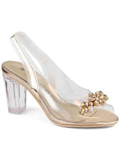 Transparentné sandále Potocki W WOL229A gold