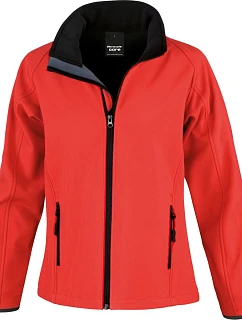 R Dámská 2vrstvá softshell bunda "Printable" 30. red/black model 22428118 - Result