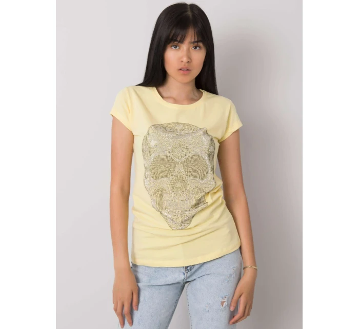 T košeľa EM TS ES 21 532.18 svetlo žltá