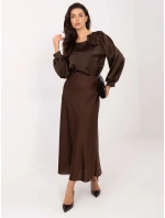 Bluzka MI BZ model 21795561 ciemny brązowy - FPrice