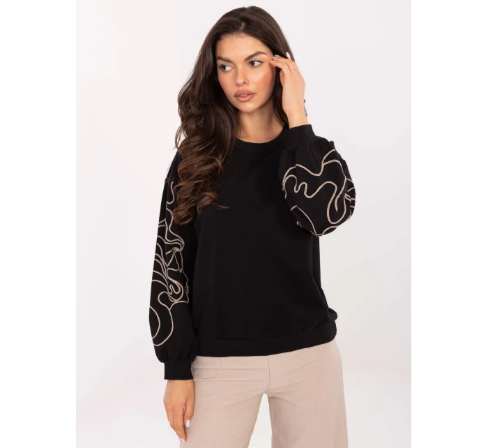 Bluzka RV BZ model 21393026 czarny - FPrice Bluzka RV BZ model 21393026 czarny - FPrice