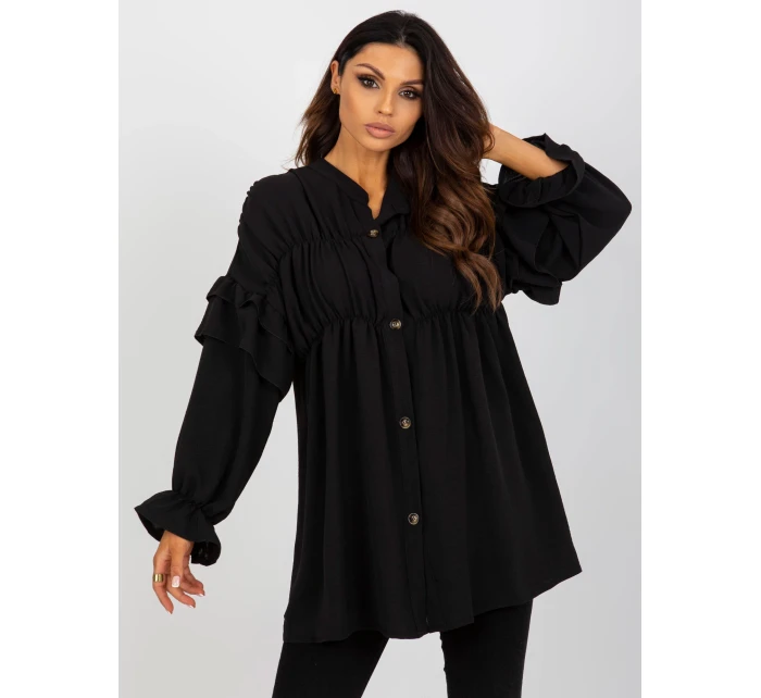 Dámska košeľa TW KS BI 2021745.13X čierna - FPrice