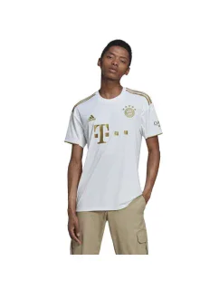 Pánske tričko FC Bayern JSY M HI3886 White with gold - Adidas