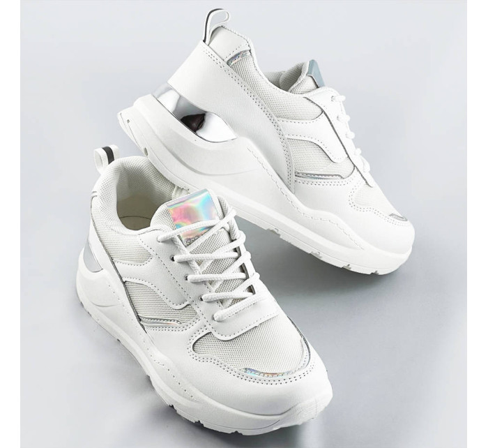 Biele dámske sneakersy (BS-01)