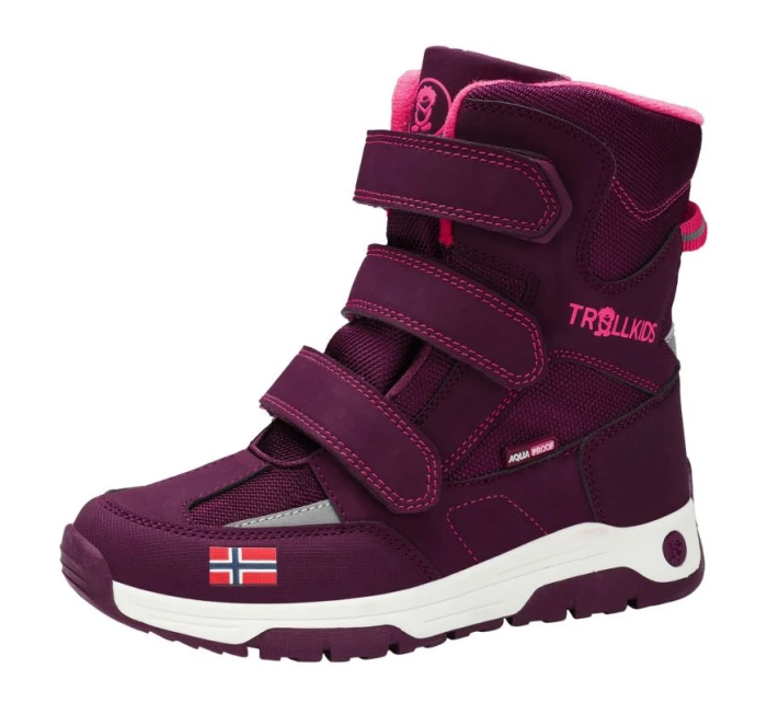 Trollkids Detské zimné topánky Lofoten Waterproof Jr 159-422 Snehové topánky