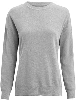 Casual Sweater Women Dámský pletený svetr grey melange model 22460636 - James Harvest Casual Sweater Women Dámský pletený svetr grey melange model 22460636 - James Harvest