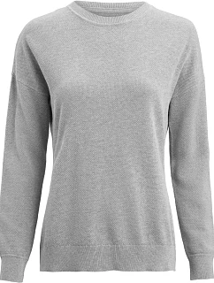 James Harvest Ashland Casual Sweater Women Dámsky pletený sveter „Casual“ 62.2251 šedá melírovaná