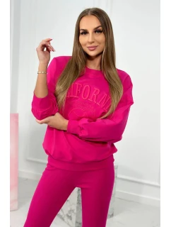 Kalifornská bavlnená súprava fuchsiová