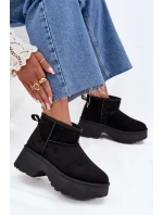 Dámské Nízké Sněhule Na S S Kožíškem Černé model 21706754 - Boto Dámské Nízké Sněhule Na S S Kožíškem Černé model 21706754 - Boto