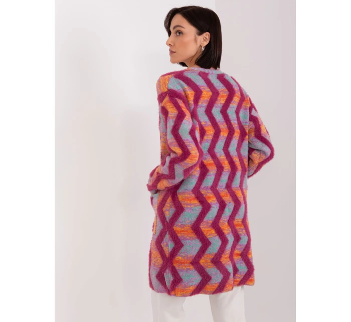 Sweter AT SW model 21768449 fuksjowy - FPrice Sweter AT SW model 21768449 fuksjowy - FPrice