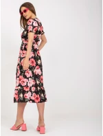 Šaty DHJ SK 7006.48 čierna a červená Šaty DHJ SK 7006.48 čierna a červená