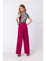 S331 Blúzka bez rukávov - slivka