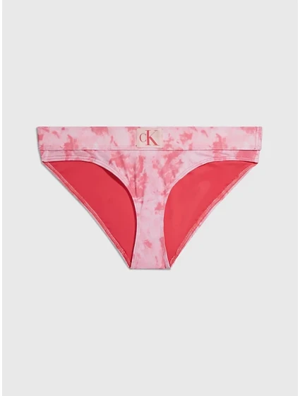 Dámske plavkové nohavičky KW0KW02124 0JV ružová - Calvin Klein