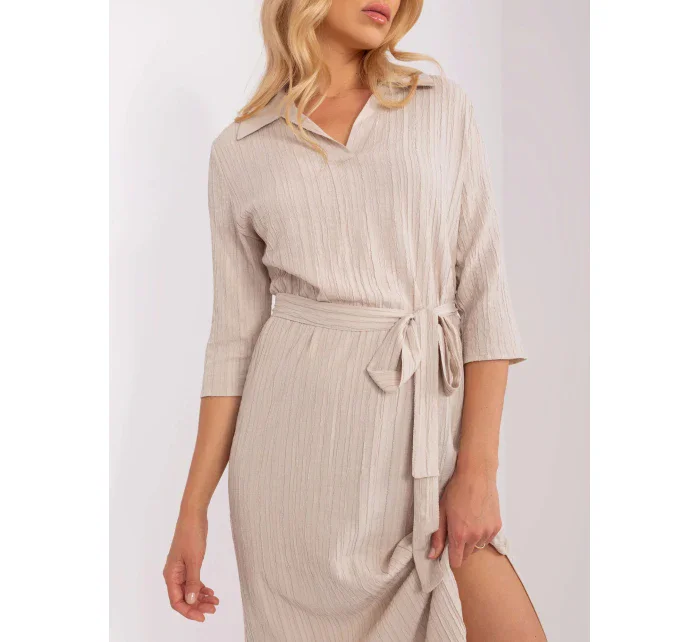 Dámske šaty SK 509342 1.51P light beige - Lakerta