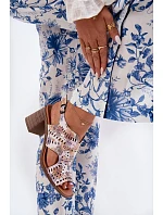 Dámske sandále RM24125 pink - Jezzi