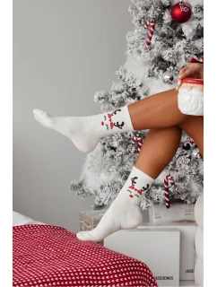 SKARPETKI DAMSKIE ŚWIĄTECZNE model 21416165 - Milena