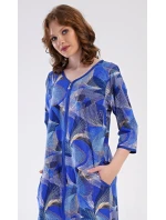 Dámske domáce šaty s trojštvrťovými rukávmi Eliza