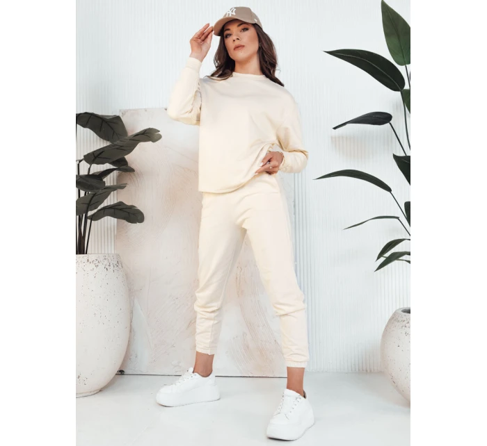 Dámské krémové tepláky SWAN Dstreet model 21976286 - FashionStreet