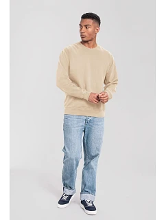 Mikina Fruit of the Loom Iconic 250 Set-In Sweat 16.2292, farba desert sand