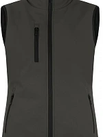 Clique Padded Softshell Vest Women Dámska zateplená softshellová vesta 67.0959 tmavošedá