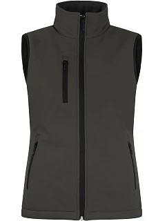 Clique Padded Softshell Vest Women Dámska zateplená softshellová vesta 67.0959 tmavošedá
