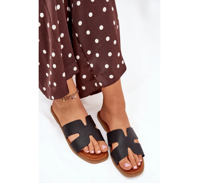 Dámské Ploché Sandály S Černé model 21704403 - Boto