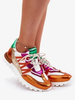 Dámske kožené poltopánky Artiker - viacfarebné