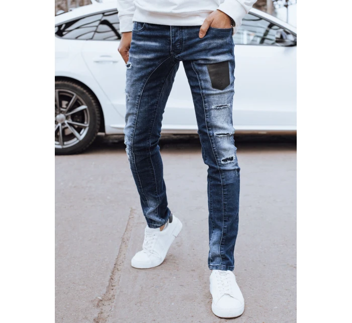 FashionStreet pánske modré džínsové nohavice UX4296 FashionStreet pánske modré džínsové nohavice UX4296