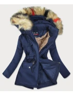 DAMSKA KURTKA ZIMOWA GRANATOWA model 21242381 - 6&8 Fashion DAMSKA KURTKA ZIMOWA GRANATOWA model 21242381 - 6&8 Fashion