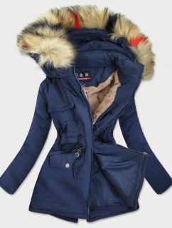 DAMSKA KURTKA ZIMOWA GRANATOWA model 21242381 - 6&8 Fashion