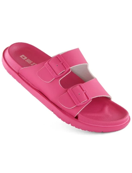 Big Star W INT2004E fuchsiové penové žabky s prackami