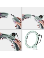 Hula Hop HMS HHM13 s magnetmi, závažím a zeleným počítadlom Hula Hop HMS HHM13 s magnetmi, závažím a zeleným počítadlom