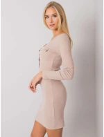 Šaty RV SK 5079 1.17P béžová Šaty RV SK 5079 1.17P béžová